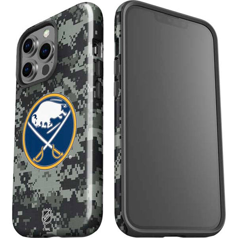 NHL Buffalo Sabres Camo iPhone 15 Pro Impact Case